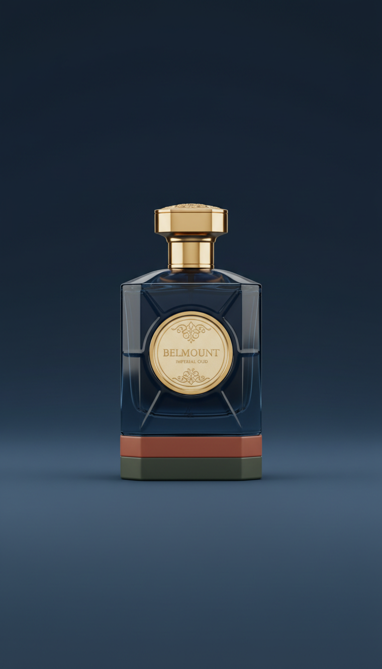Imperial Oud luxury glass bottle